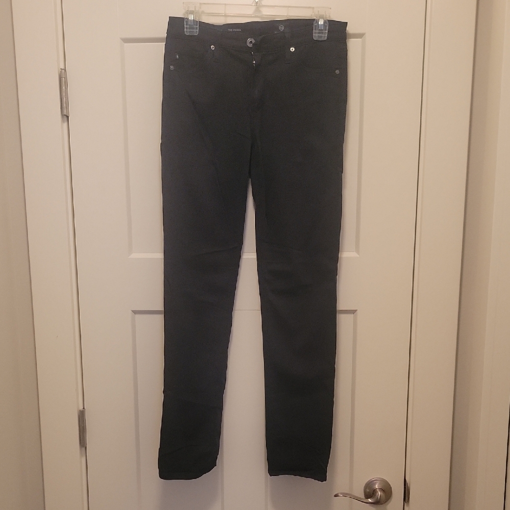 Ag Adriano Goldschmied Dark Gray Black Jeans